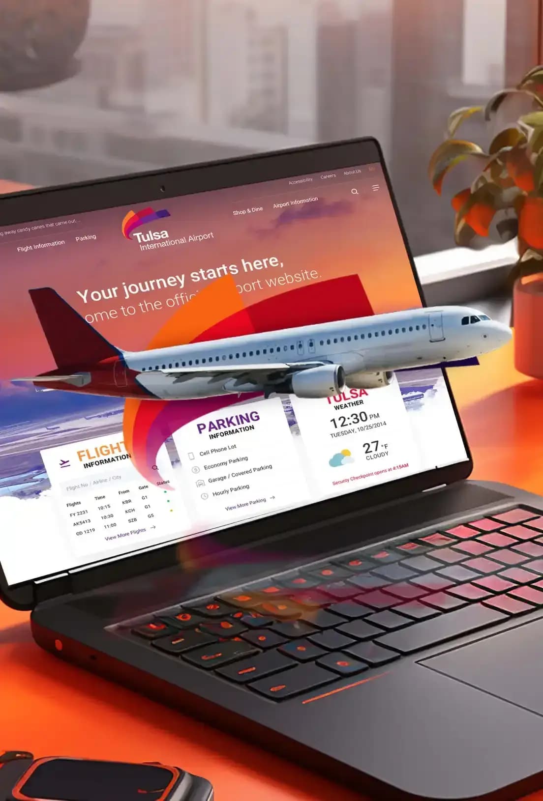 Official Website and App for Tulsa Airport